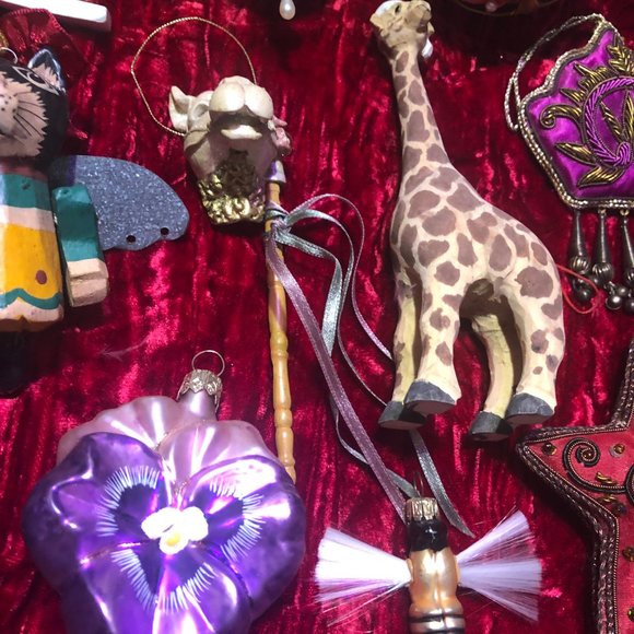 Magical whimsical Vintage Christmas Ornaments Lot - Picture 5 of 10